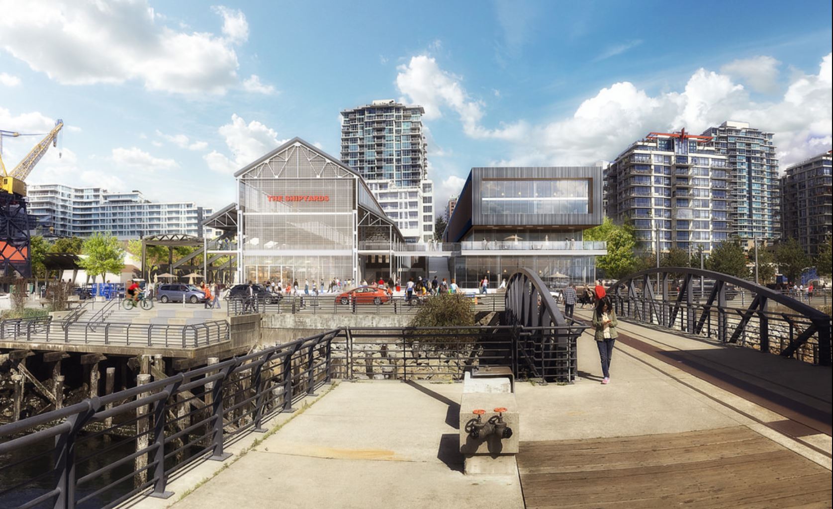 Project management for construction of The Shipyards – City of North Vancouver