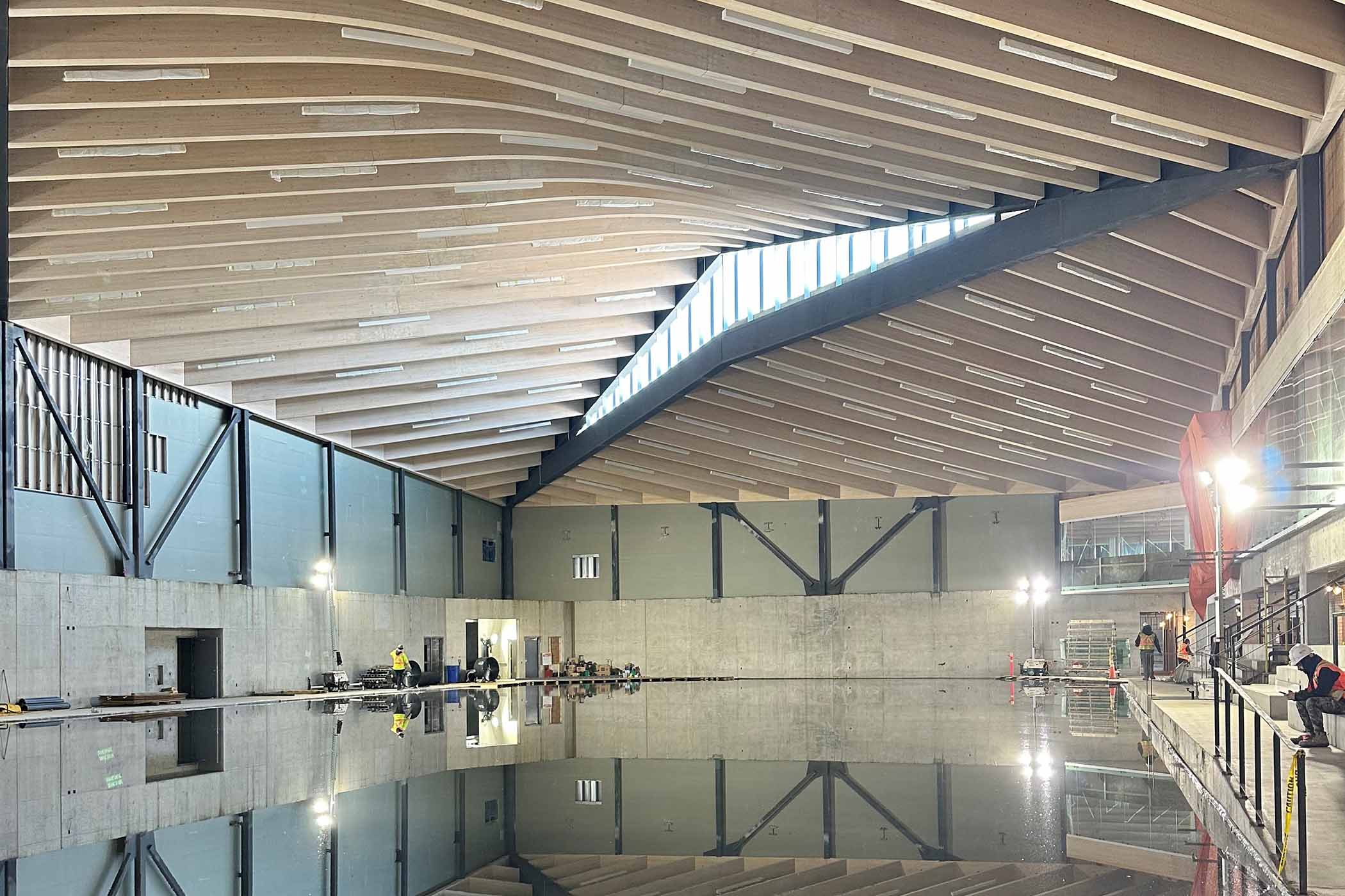 Arena construction project management in Burnaby