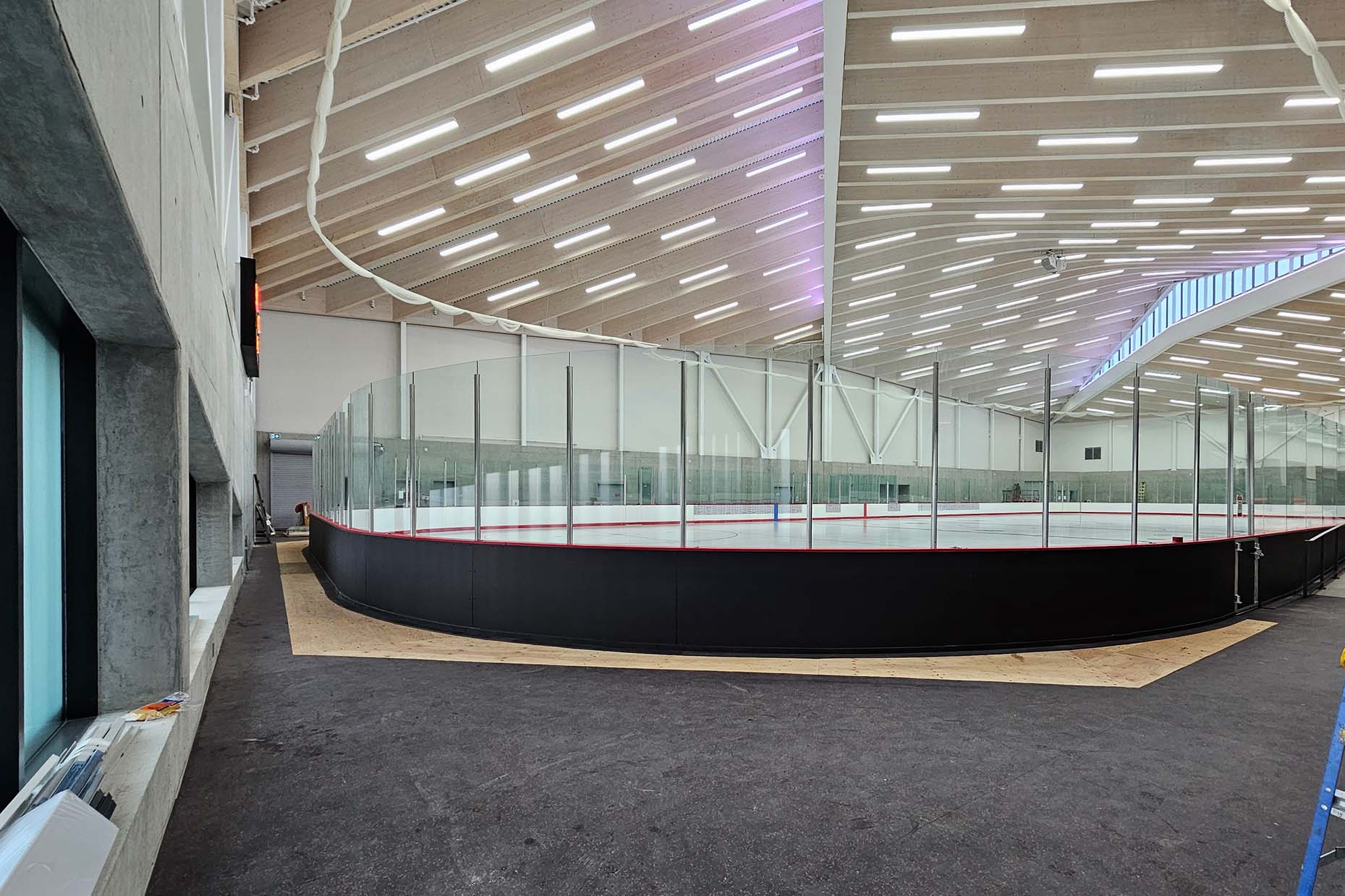 Arena construction project management in Burnaby