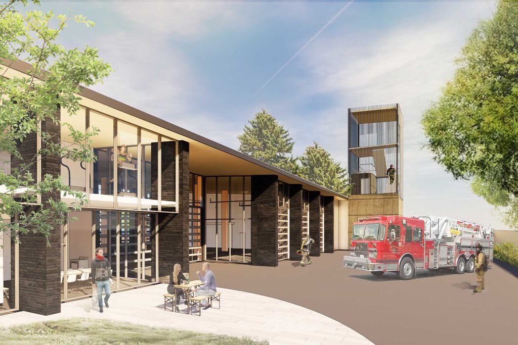 fire station construction project management Vancouver Island