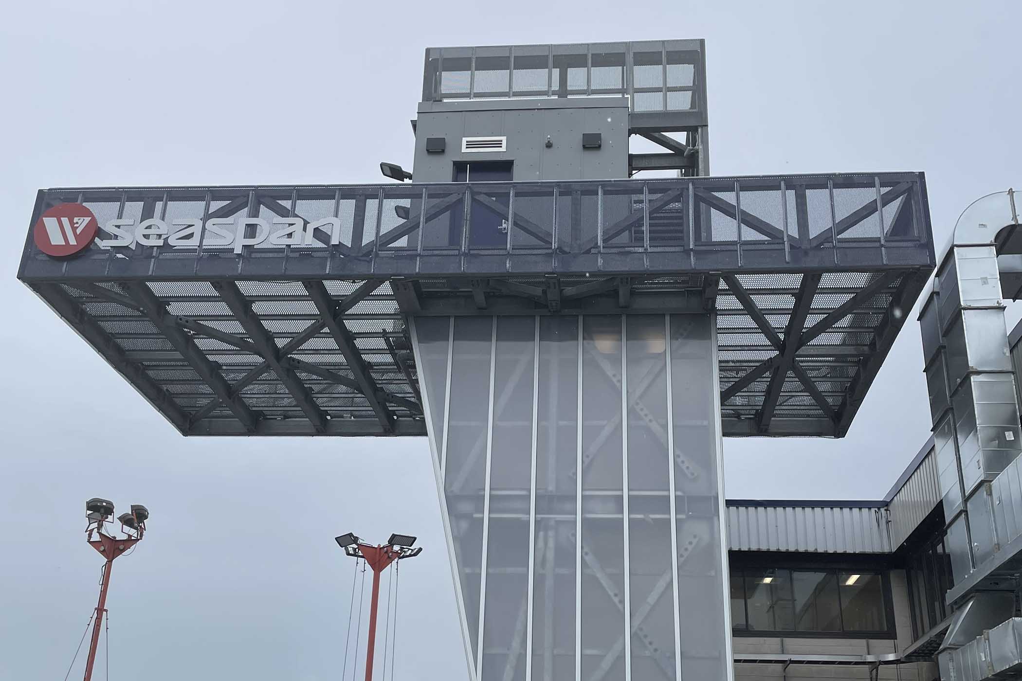 Seaspan land based testing site construction project management