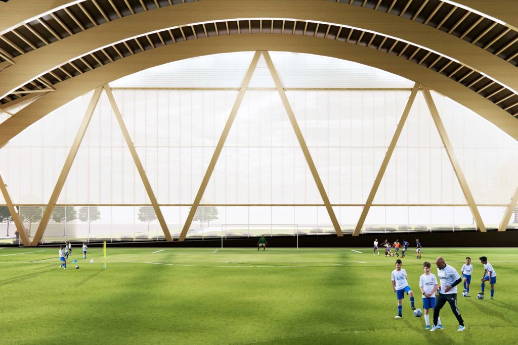 Smith Athletic field construction project management in Langley