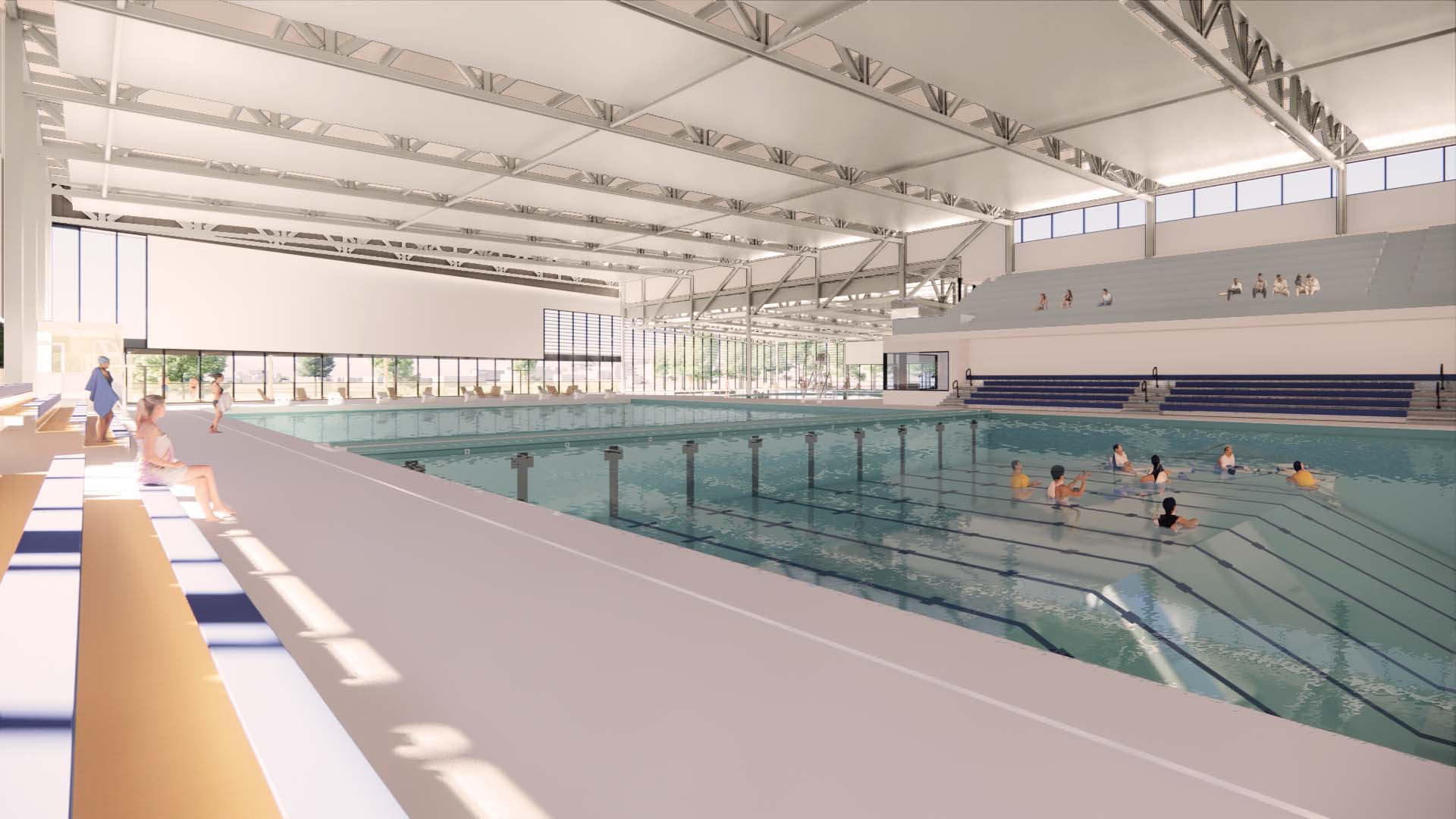 Construction project management for Burnaby Lake Pool Complex