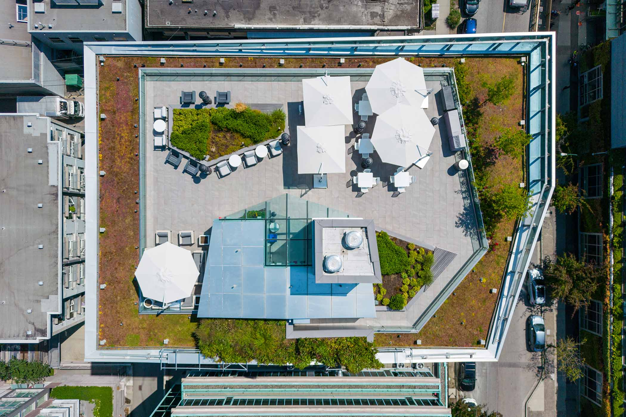 Cambie and west 8th commercial building in Vancouver, BC